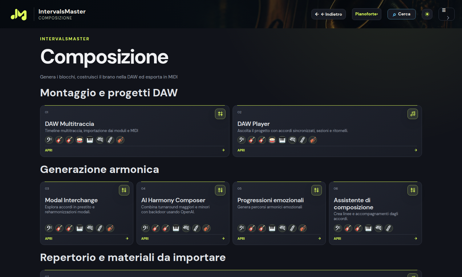 Gestione Groove